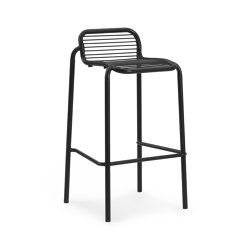 Vig Barstuhl 75 cm Schwarz | Bar stools | Normann Copenhagen