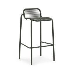 Vig Barstool 75 cm Dark Green | Bar stools | Normann Copenhagen