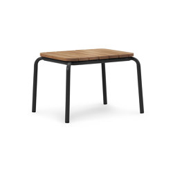 Vig Table 55 x 45 cm Robinia Black | Coffee tables | Normann Copenhagen