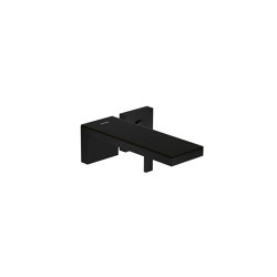 AXOR MyEdition Single lever basin mixer for concealed installation wall-mounted with spout 221 mm | matt black | Wash basin taps | AXOR