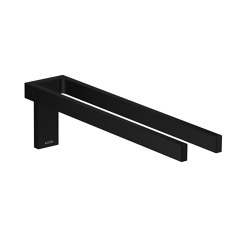 AXOR Universal Rectangular Accessories Towel holder twin-handle | matt black | Towel rails | AXOR