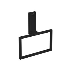 AXOR Universal Rectangular Accessories Towel ring | matt black | Towel rails | AXOR