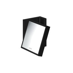 AXOR Universal Rectangular Accessories Shaving mirror | matt black | Bath mirrors | AXOR
