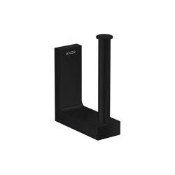 AXOR Universal Rectangular Accessories Porta rotolo di riserva | Nero Opaco | Portarotolo | AXOR