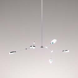 Joni Config 2 Small Contemporary LED Chandelier | Suspended lights | Ovature Studios