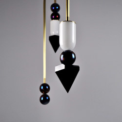 Laur Medium Small (3 Units) Contemporary LED Chandelier | Suspended lights | Ovature Studios