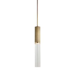 Flume | 50 Pendant - Antique Brass | Suspended lights | J. Adams & Co