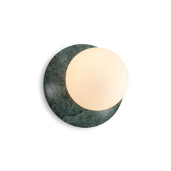 Orbit | Wall Light - Green Marble | Lampade parete | J. Adams & Co
