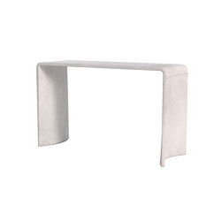 Tadao Low Console Table 80 | Panel base | Forma & Cemento