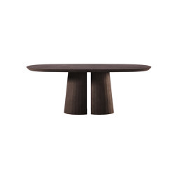 Fusto Oval Coffee Table II | closed base | Forma & Cemento