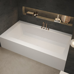 CORIAN® | Cassiopeia Built-in DuPont™ Corian® Bathtub - 1 panel | Bathtubs | Riluxa