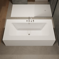CORIAN® | Delight 8410 Built-in DuPont™ Corian® Bathtub | Bathtubs | Riluxa