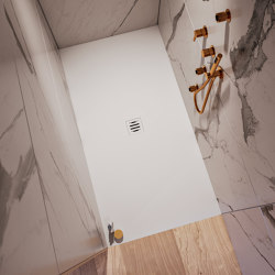 CORIAN® | LYRA Corian® Ultra Slim Shower Tray - Made-to-measure | Shower trays | Riluxa