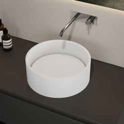 SOLID SURFACE | Ovata Solid Surface Countertop Washbasin | Wash basins | Riluxa