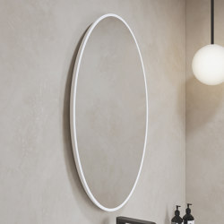 SOLID SURFACE | Pearl Specchio in Solid Surface | Bath mirrors | Riluxa
