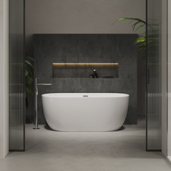 ACRYLIC | Wezen Freestanding Acrylic Bathtub | Bathtubs | Riluxa