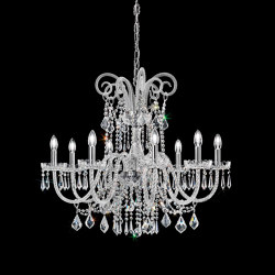 Glass | VE 874 8 | Ceiling suspended chandeliers | Masiero