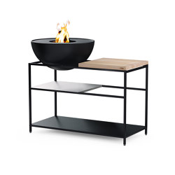 FIRE KITCHEN with BOWL 70 Plancha BBQ Set low | Barbecues | höfats