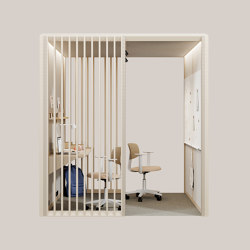 Modular Work 2x2 in Sand Beige | Sistemi room-in-room | Mute