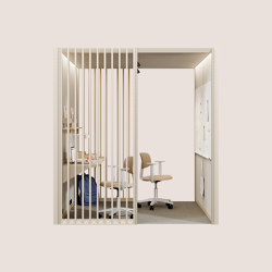OmniRoom Work 2x2 in Sand Beige | Room-in-room systems | Mute