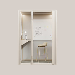 Modular Work 1,5x1 in Sand Beige | Systèmes room-in-room | Mute