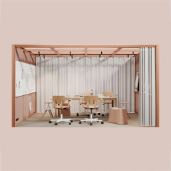 Modular Meet 4x3 in Clay Red | Room in room | Mute