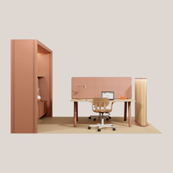 OmniRoom Support 3x0,5 in Clay Red | Space partition | Mute