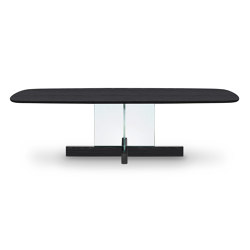 Cross Table Glass | Dining tables | Bonaldo