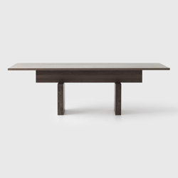 Plane Dining Table Rectangle - Umber | Dining tables | Resident