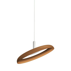 Nivel Pendant 15 Terracotta with White Cord | Suspended lights | Pablo