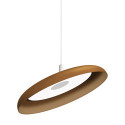 Nivel Pendant 22 Terracotta with White Cord | Suspended lights | Pablo