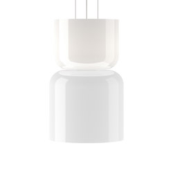 Totem Up and Down Light Opal Glass Shades  (A/B)