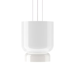 Totem Up and Down Light Opal Glass Shades  (C/A) | Suspended lights | Pablo