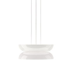 Totem Up and Down Light Opal Glass Shades  (D/D) | Suspended lights | Pablo
