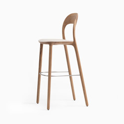 Elle Bar Chair Upholstered | open base | GoEs