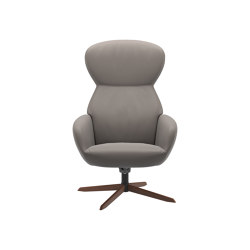 Athena armchair with tilt function and swivel base 1360 | Armchairs | BoConcept
