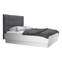 Lugano bed with slatted frame and storage compartment under the fold-up lying surface, mattress for a surcharge CIW6 | Beds | BoConcept