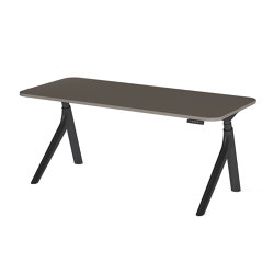 furniloop rectangular table with asymmetrical frame | Desks | Wiesner-Hager