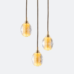 Honeycomb 3 - Gold Leaf | Lámparas de suspensión | Shakuff