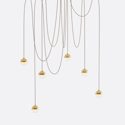 Willow 6 - Gold Drizzle | Suspended lights | Shakuff