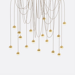 Willow 18 - Gold Drizzle | Chandeliers | Shakuff