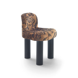 Botolo Armchair - High Version with Forest RAL 6016 lacquered base CAPSULE COLLECTION