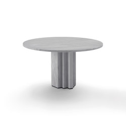 Scalea Small table 45 - Crema Marfil marble Version | Mesas auxiliares | ARFLEX
