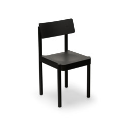 Einser | Stuhl, RAL 9017 traffic black / RAL 7037 dusty grey | Chairs | Magazin®