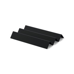 Stapler | Knicker, Filing Tray, black grey RAL 7021 | Schreibtisch-Ablagen | Magazin®