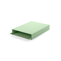 Stapler | Filing Tray, pastel green RAL 6019 | Portaoggetti | Magazin®