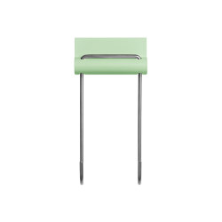 Louis | Over-the-door hook 20, pastel green RAL 6019 | Crochets | Magazin®