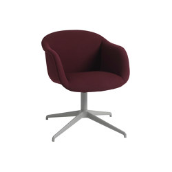 Fiber Soft Armchair / Swivel Base w. Return | Chairs | Muuto