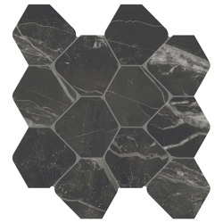 Scultorea | Tessere Rombo Dark Diamond 44,2x25,6 | Carrelage céramique | Marca Corona