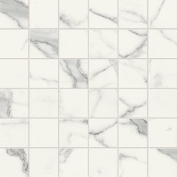 Scultorea | Tessere Statuario Vena Argento 30x30 | Ceramic flooring | Marca Corona